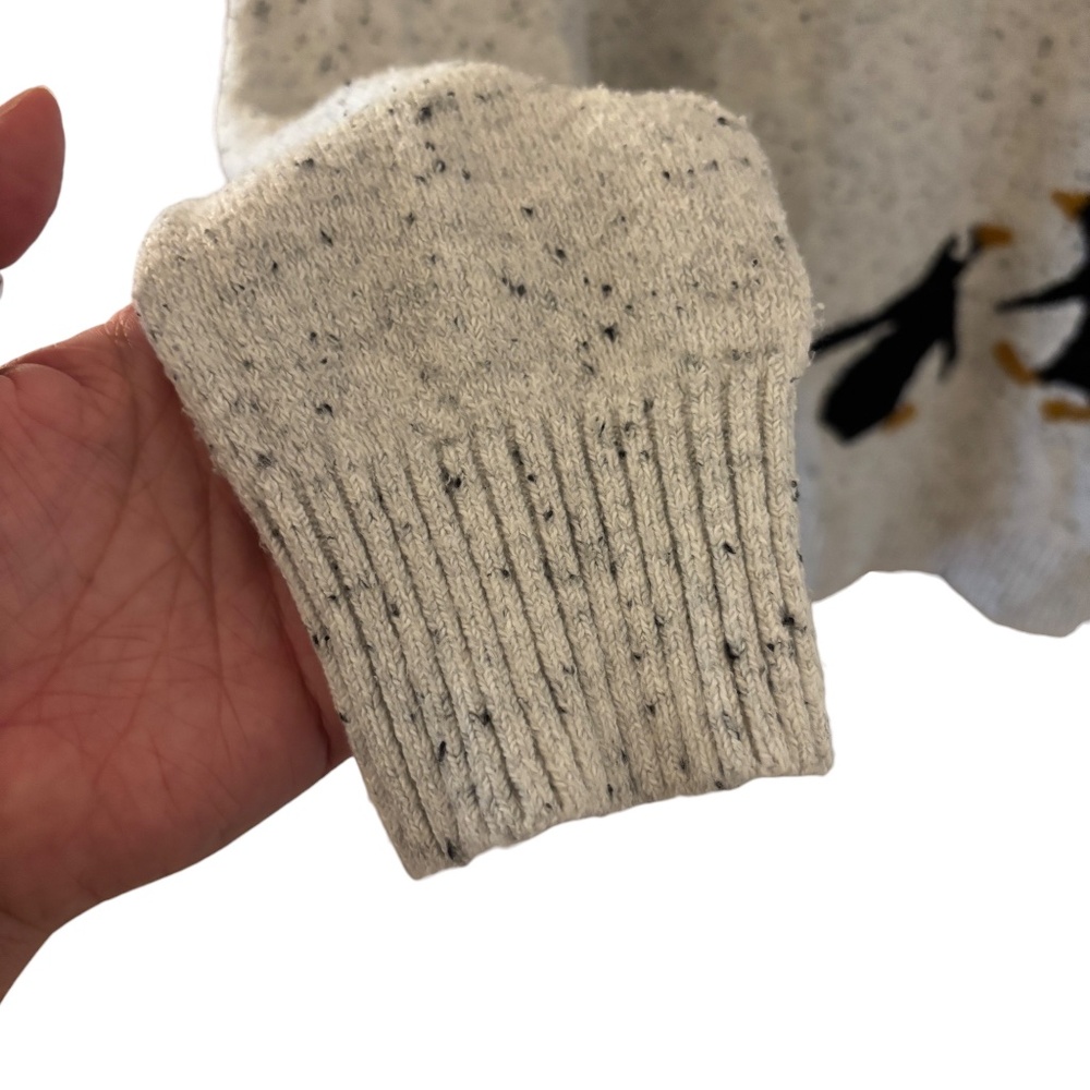 LOFT Gray Penguin Sweater - Picture 5 of 8